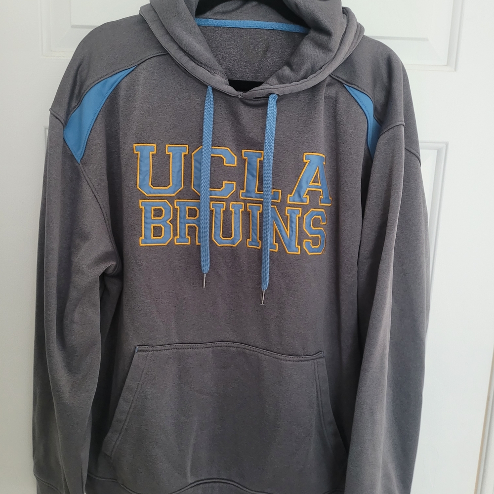 UCLA Men's Bruins Gray and Blue Hoodie
